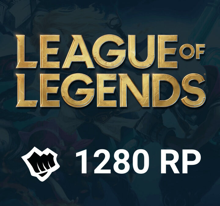 League of Legends – Riot Points – 1280 RP (pro PC)